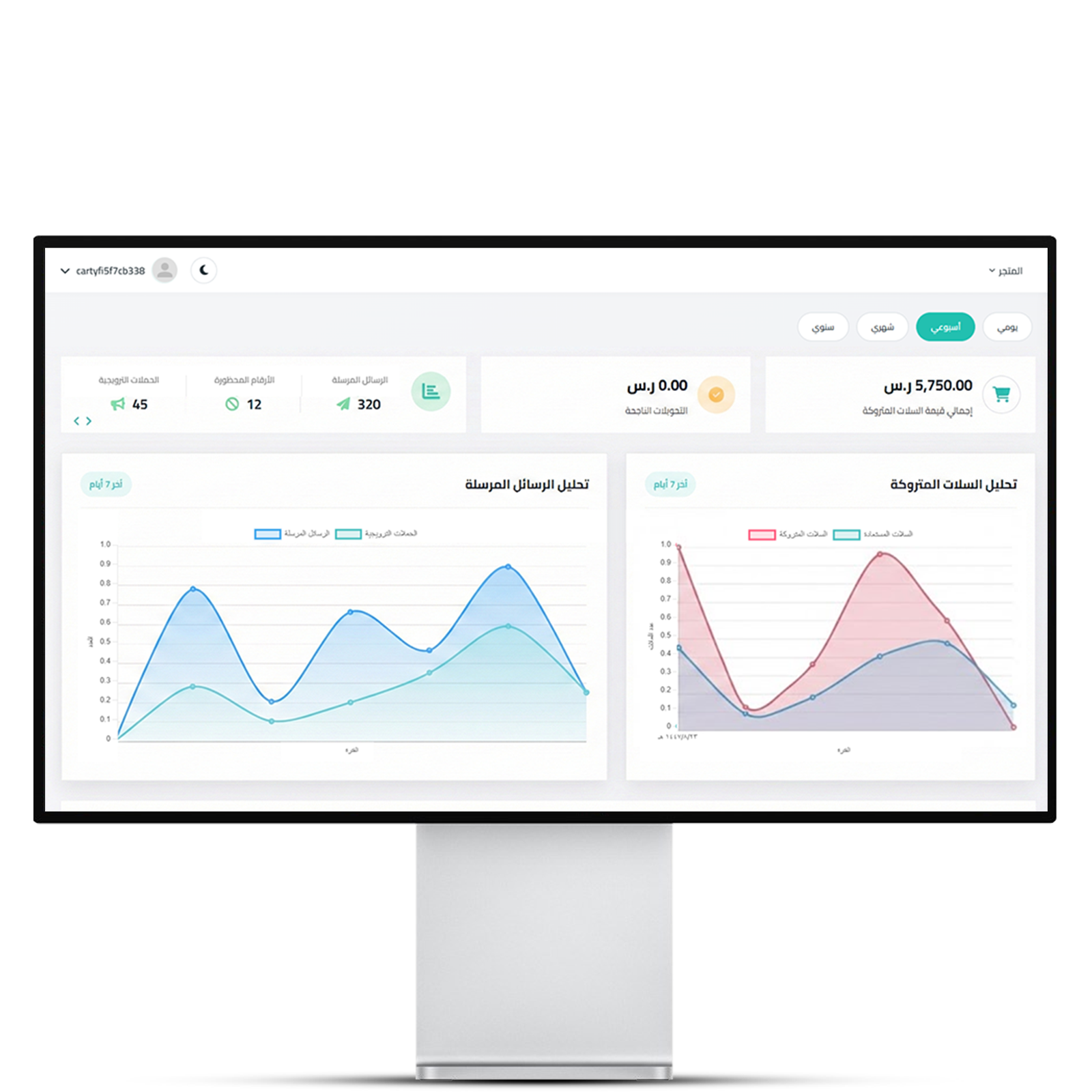 لوحة تحكم واتس داشبورد